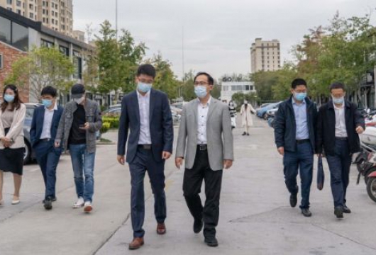 区政协副主席赵宏卫一行莅临考察上海欣点